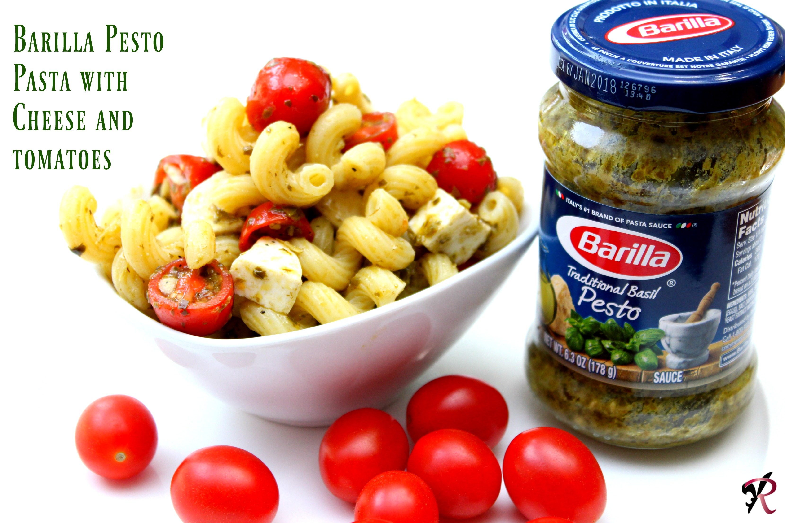 Recipe: Barilla Pesto Pasta with Cheese and Tomatoes | Rae\'s Books & Recipes